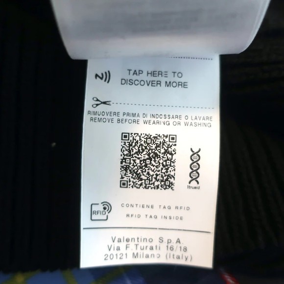 Valentino Sangallo Open Knit Sweater Black Cotton Size Extra Large NEW - Picture 10 of 10